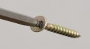 Screw Uniquadrex 4.5x60 countersunk head zinc yellow