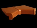 PAR-krytka PVC k DTD parapetům OBOUSTR. ONYX (5038) 600mm