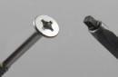 Screw Uniquadrex 4x16 countersunk head zinc white