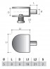 Glass holder MV07 nickel