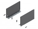 K-BLUM Legrabox F 400 mm/40 kg, Blumotion/TOB, grey OG-M, expando