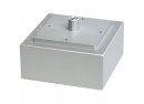 Furniture leg 704R height 50mm gray RAL9006