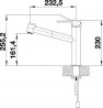 BLANCO 525124 Tap AMBIS-S solid stainless steel brushed non-pressure