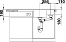 BLANCO 524643 Sink AXIA III 6 S anthracite SILGRANIT® PuraDur®