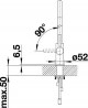 BLANCO 525125 Tap CANDOR-S solid stainless steel brushed non-pressure
