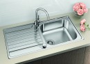 BLANCO 524255 Sink DINAS XL 6 S brushed stainless steel with eccentric