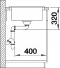 BLANCO 524844 Sink Elon XL 6 S anthracite without eccentric Silgranit PuraDur