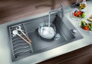 BLANCO 524867 Sink ELON XL 8 With tartufo SILGRANIT® PuraDur®