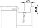 BLANCO 525155 Sink ETAGON 500-U black InFino manual PuraPlus®