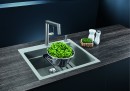BLANCO 524529 Sink ETAGON 6 anthracite SILGRANIT® PuraDur® with eccentric