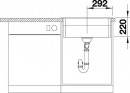 BLANCO 525161 ETAGON 6 basalt InFino sink with PuraPlus® handle