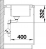 BLANCO 524546 Sink ETAGON 6 tartufo SILGRANIT® PuraDur® without eccentric