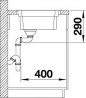 BLANCO 524272 Built-in/flush sink ETAGON 700-IF silk gloss stainless steel
