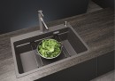 BLANCO 525177 Sink ETAGON 8 anthracite SILGRANIT® PuraDur®