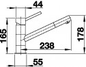 BLANCO 525028 KANO Tap anthracite/chrome