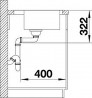 BLANCO 525108 Sink LEMIS 6-IF brushed stainless steel without eccentric