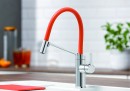 BLANCO 524813 Tap VIU-S chrome/lemon, kiwi, orange, lava grey