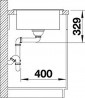 BLANCO 524867 Sink ELON XL 8 With tartufo SILGRANIT® PuraDur®