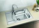 BLANCO 525121 Sink DINAS XL 6 S Compact brushed stainl. steel without eccentric