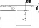 BLANCO 524844 Sink Elon XL 6 S anthracite without eccentric Silgranit PuraDur