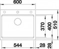 BLANCO 524546 Sink ETAGON 6 tartufo SILGRANIT® PuraDur® without eccentric