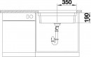 BLANCO 524270 Sink ETAGON 700-U silk gloss stainl.steel without eccentric InFino