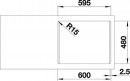 BLANCO 525108 Sink LEMIS 6-IF brushed stainless steel without eccentric