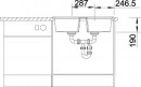 BLANCO 524960 Sink LEXA 8 anthracite SILGRANIT® PuraDur®