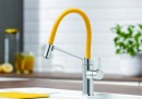 BLANCO 524813 Tap VIU-S chrome/lemon, kiwi, orange, lava grey