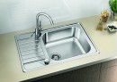 BLANCO 525120 Sink DINAS XL 6 S Compact brushed stainless steel with eccentric