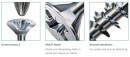 SPAX screw 4x17 countersunk head PZ, W, 4C MH