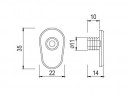 Cabinet stopper brown