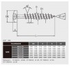StrongFix Screw PZ 3,5x16 with half round head white zinc PZ2