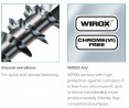 SPAX screw 3x16 semi-round head TXS, W, 4C