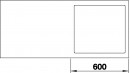 BLANCO 524112 Sink Subline 500-IF/A white InFino with Silgranit PuraDur handle