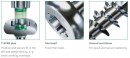 SPAX screw 5x30 semi-round head TXS,W,4C,