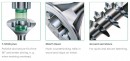 SPAX screw 6x60 countersunk head TXS,W,4C MH