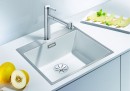 BLANCO 524111 Sink Subline 500-IF/A anthr. InFino with Silgranit PuraDur handle