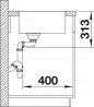 BLANCO 524110 Sink Subline 500-IF white InFino manual Silgranit PuraDur