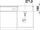 BLANCO 524110 Sink Subline 500-IF white InFino manual Silgranit PuraDur