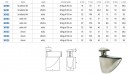 STRONG Toucan 5650-055 small DN satin nickel 55mm