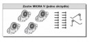 SEVROLL 10224 Micra V fittings kit for 1 wing