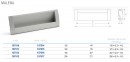 TULIP handle Maluka 160 stainless steel imitation
