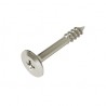 IF-screw Flat 4x27/16 decorative flat head, partial thread