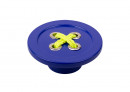 TULIP Knob Bottone blue