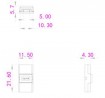 StrongLumio connector for 2 LED strips 10 mm click-on