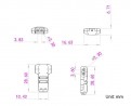 StrongLumio connector for double line type T