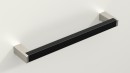 HETTICH 9208087 Handle Bermeo 301/288 black matt/stainless steel brushed