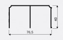SEVROLL 05082 Gemini overhead line 1.7m white mat