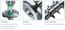 SPAX screw 5x80 semi-round head TXS,W,4C,